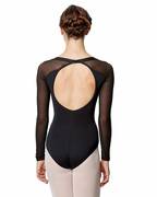 Mesh Long Sleeve Leotard Viviane
