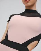 Rihanna Cap Sleeve Leotard