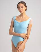 Effie Mesh Cap Sleeve Leotard