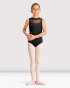 Girls Mirella Celestia Zip Back Printed Leotard