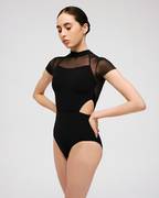 Rihanna Cap Sleeve Leotard