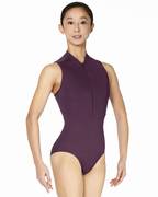 Women's Halter Zip Front Leotard Chane