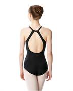 Halter Neck Microfiber Performance Leotard Ivana