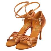 1178 Gold Shimmer Flare Heel