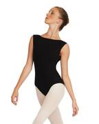 Boatneck Leotard W/Low-bk