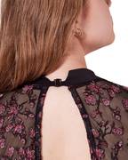 Ornate Romance Embellish High Neck Leotard