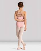 Girls Mirella Celestia Cross Back Printed Leotard