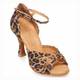 LEOPARD FANTASY LEATHER ON TAN