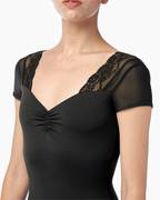 Womens Short Sleeve Leotard Valeria